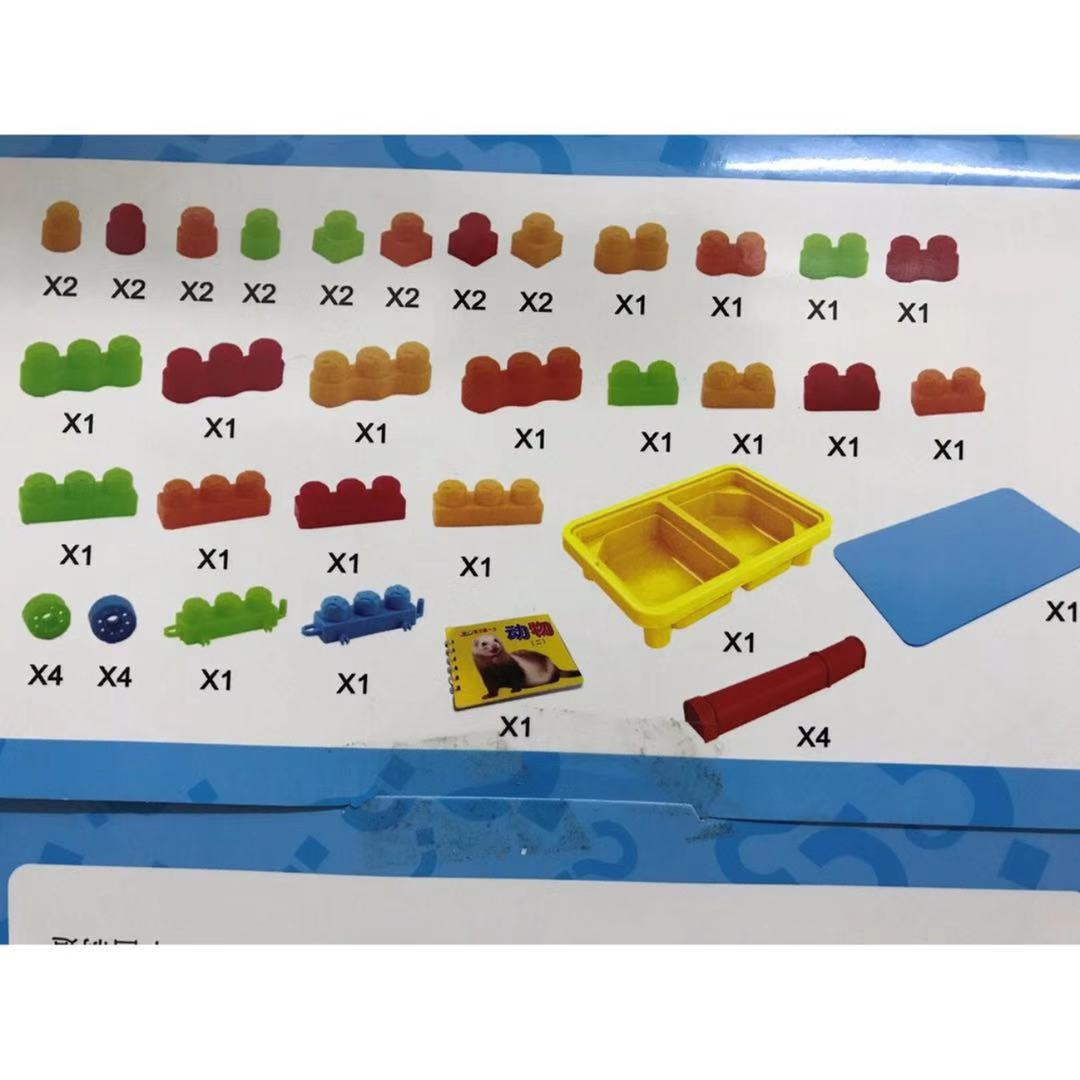Simulation Block With Table For Children Toys